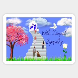 With Deepest Sympathy Sticker